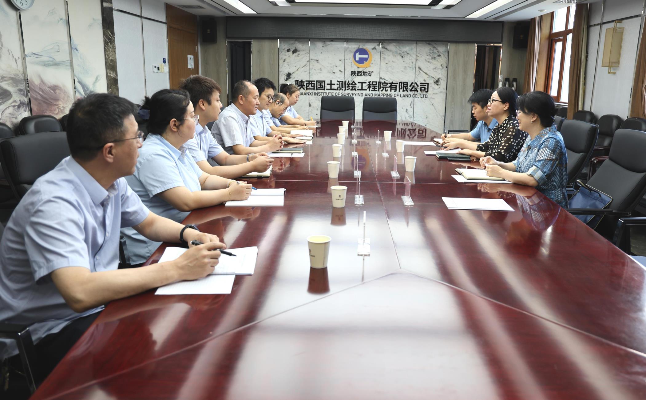 集團公司檢查組深入測繪院開展法治體檢和法律風險研判專項檢查